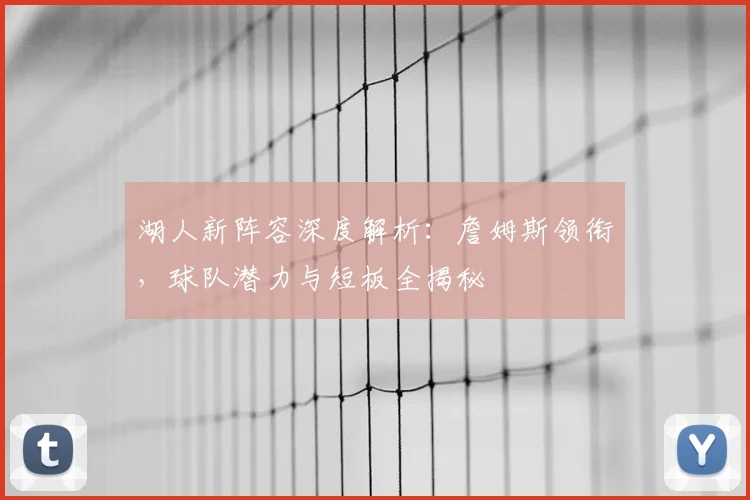 湖人新阵容深度解析：詹姆斯领衔，球队潜力与短板全揭秘